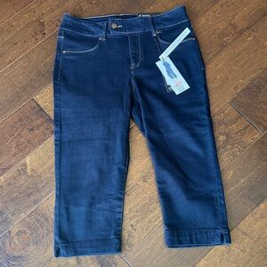 NWT - D Jeans Midnight Blue High Waist Capri Jeans